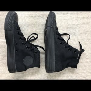 All Black Converse Chuck Taylor All Star High Top